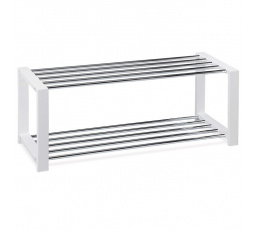 Botník, masiv, bílá, 83168-11 WT