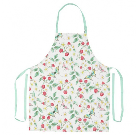 Zástěra kuchyňská, maliny. 100% bavlna. Zástěra kuchyňská, maliny. 100% bavlna.