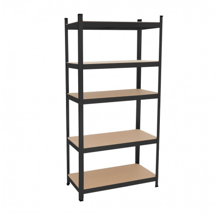 Skladový regál černý R6-FXJG 5P Skladový regál černý R6-FXJG 5P