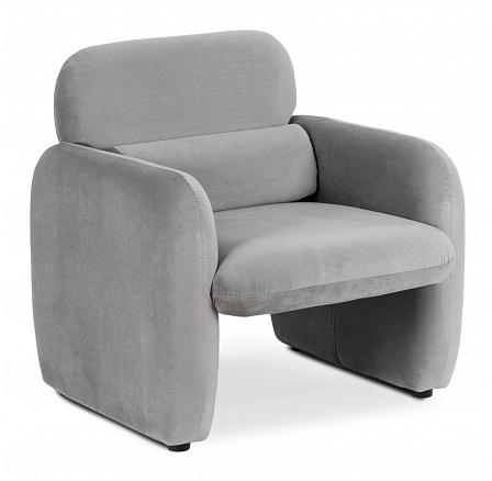 Křeslo Relaxační TOGO Šedé Sametové