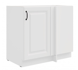 Dolní skřínka STELLO - 105 DN 1F BB, Bílá/Bílá