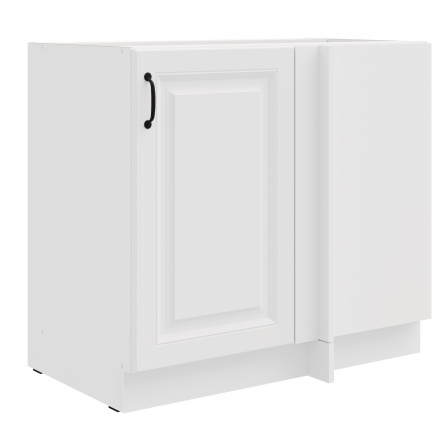 Dolní skřínka STELLO - 105 DN 1F BB, Bílá/Bílá