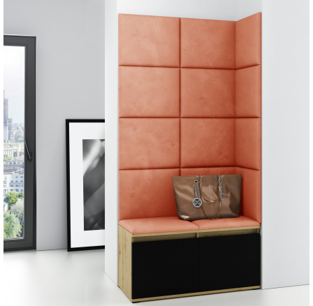 Předsíňová stěna EMI 2, Trinity 17/Artisan + černá