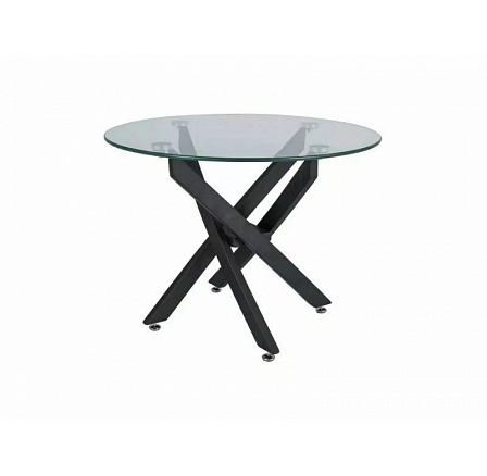 Konferenční stůl AGIS A, Transparent/černá Konferenční stůl AGIS A, Transparent/černá