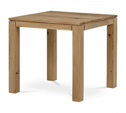 Jídelní stůl 80x80cm, masiv, dub, DS-F080 DUB
