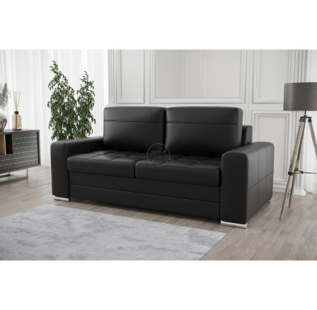 Sofa VERONA III 190 cm - černá eko kůže