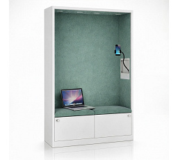 Sally 1150mm korpus Bílý - sedák Zelený