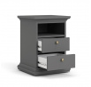 Noční stolek PROVENCE 302, Šedý mat