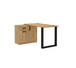 Psací stůl s komodou MATYLDA 130, Dub artisan