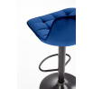 Barová židle H95, modrý Velvet
