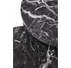 Konferenční stolek OREO, černý mramor / černá