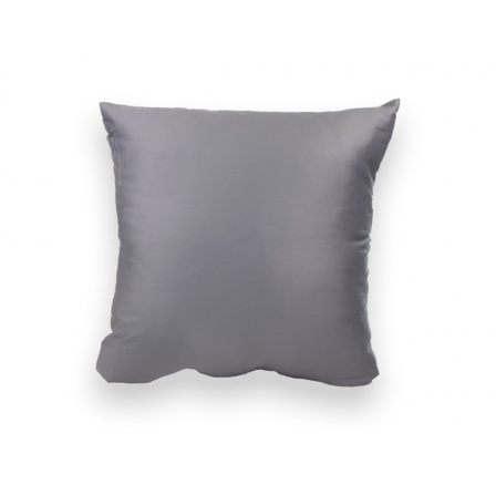 Saténový povlak na polštář antracitový