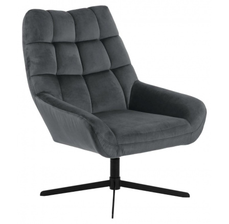 Křeslo Paris tmavě šedé