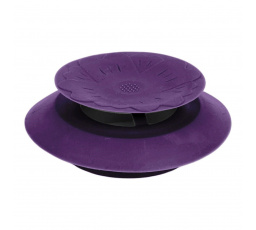 Silikonová zátka do dřezu fialová