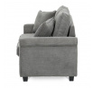 Dvoumístná pohovka, šedá, manšestrová látka, ASB-4170 GREY2