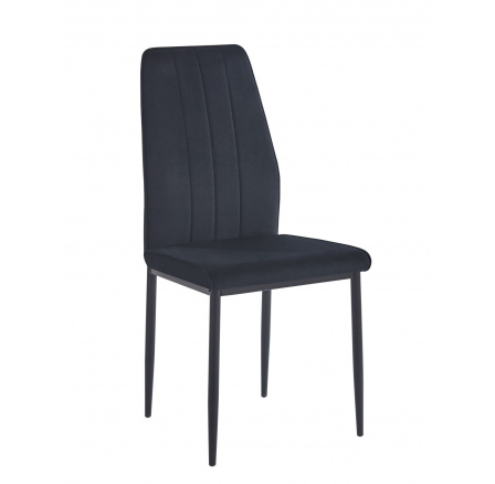 Židle velvet černá K12-FX