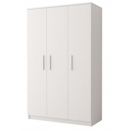 Šatní skříň 3D OMEGA I - 19, Bílá/Bílá