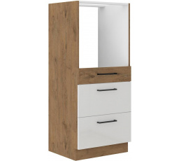 Kuchyňská skříňka Vega 60 DPS 145 3S dub lancelot/bílý lesk