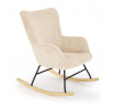 Houpací křeslo BELMIRO, Krémová