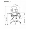 Kancelářské křeslo MARIO, černé