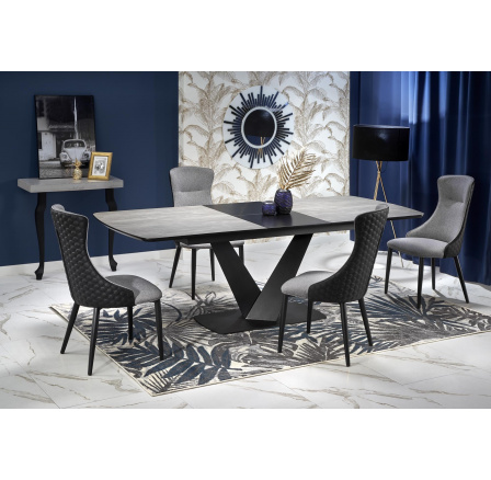 Jídelní stůl VINSTON, tmavě šedý