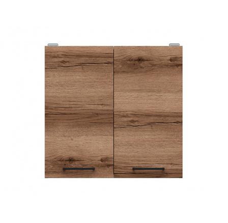 Kuchyňská horní skříňka JUNONA G2D/60/57 bílá/dub delano tmavá