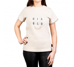 Dámské tričko-Béžové-Velkost L