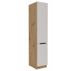Kuchyňská policová skříň SOLEA - 40 DK-210 2F, Dub Artisan/Kašmír