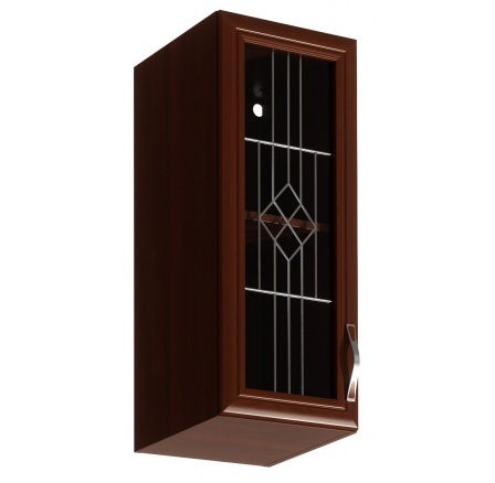 Kuchyňská horní skříňka SYCYLIA G30S - Levá, Ořech Milano