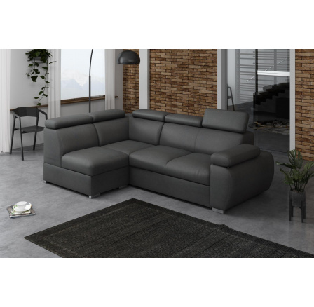 Rohová sedací soustava Bodie VII levá tmavě šedá Rohová sedací soustava Bodie VII levá tmavě šedá