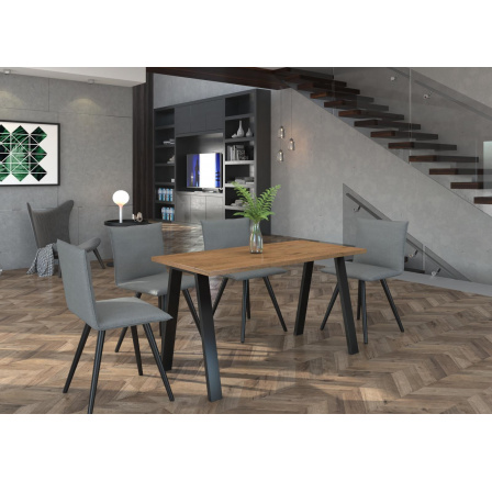 Jídelní stůl KOBALT, Dub lancelot Jídelní stůl KOBALT, Dub lancelot