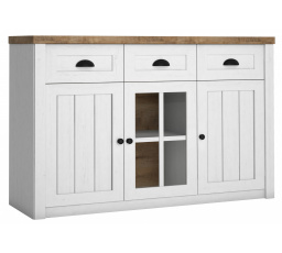 Komoda PROWANSJA K3S, Borovice Andersen + Dub Lefkas