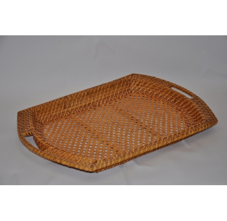 Ratanový tác vyplétaný oblouk velký Ratanový tác vyplétaný oblouk velký