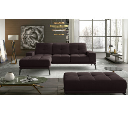 Narożnik Torrense + Taburet Mat Velvet 29 140x215 Levý