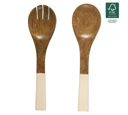 Sada příborů na servírování Dune z mangového dřeva