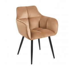 PŘEDPRODEJ -15% do 30.09 ! Židle velvet cappuccino K40-FXJG