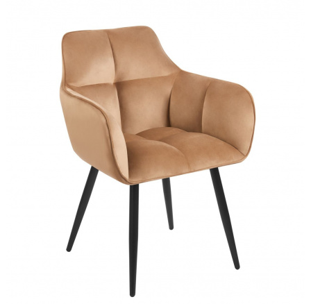 PŘEDPRODEJ -15% do 30.09 ! Židle velvet cappuccino K40-FXJG