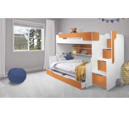 Patrová postel Harry 3  oranžová