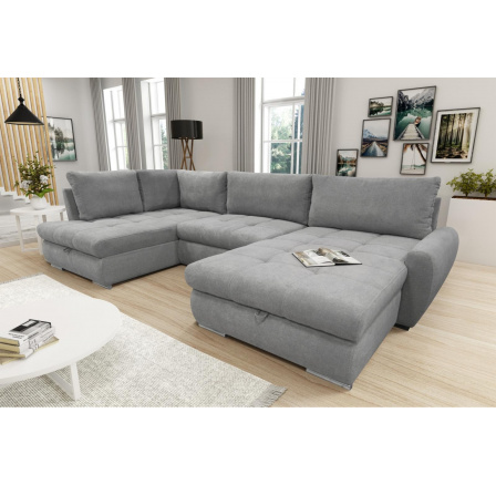 Sedací souprava Calista pravá světle šedá