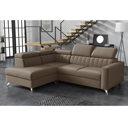 Sedací souprava Mildred III levá hnědá Sedací souprava Mildred III levá hnědá