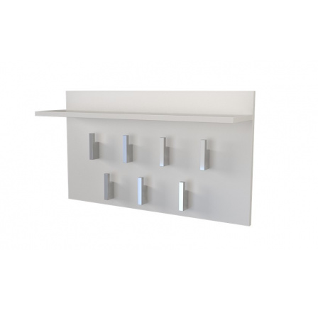 Nástěnný věšák Modis 2F bílá