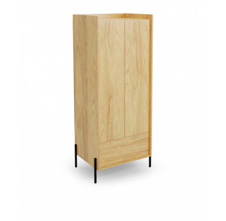Šatní skříň MOBIUS 2D, přírodní Šatní skříň MOBIUS 2D, přírodní