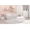Komoda ELZA Bílá+Růžová