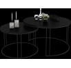 Konferenční stolek 2v1 ETTA Černý+Černý