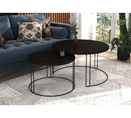 Konferenční stolek 2v1 ETTA Černý+Černý