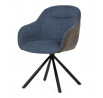 Jídelní židle, modrá, látka, DCH-Y1143 BLUE2