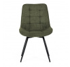 Jídelní židle, zelená, látka, HC-T1130 GRN2