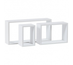 Polička, mdf, bílá, P-009 WT2