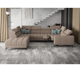 Rohová sedací souprava PORTO MAX I , relax 225X350X193 cm - levá, volitelný odstín