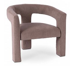 Křeslo Relaxační LILLE Béžové Sametové